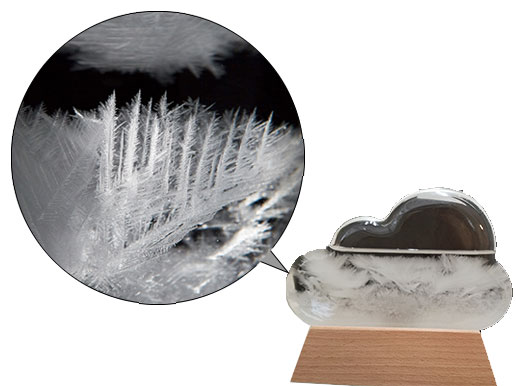 雲形 ｽﾄｰﾑｸﾞﾗｽ(天候予測器)