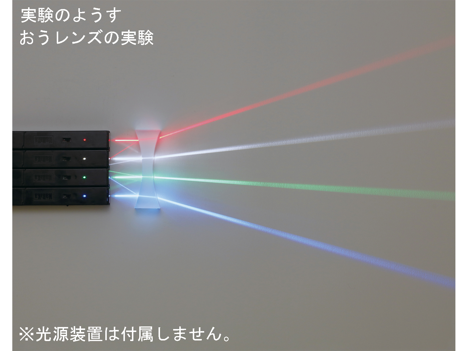 光の屈折・反射実験レンズセット(高等学校用) 光の屈折・反射実験レンズセット(高等学校用)