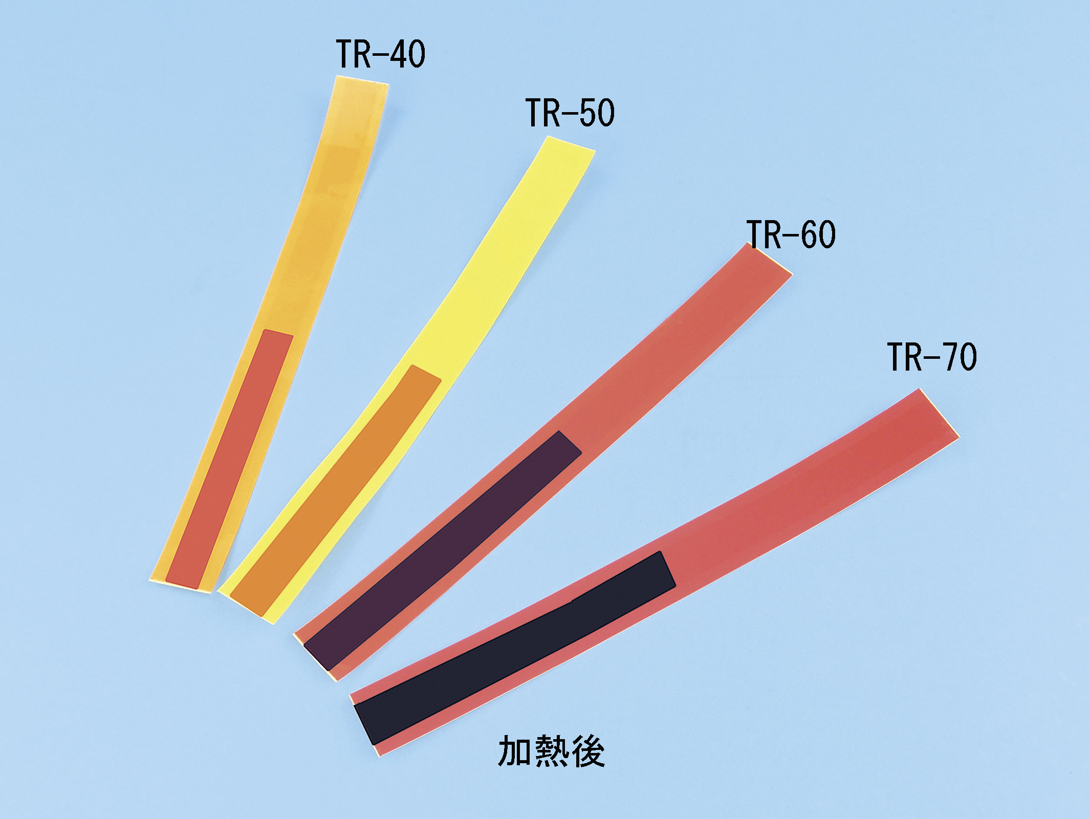 示温テープ(サーモテープ)TR-50(50℃)5枚