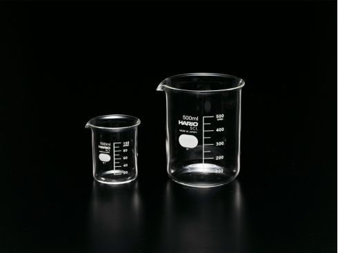 ビーカー(ガラス) 300mL (6個組) ハリオ